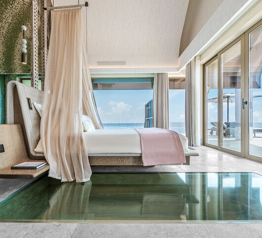 JOALI BEING Four Bedroom Wellbeing Private Ocean Residence Master Bedroom